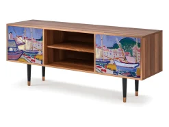 Clearance Mueble de TV - 170х69х48 cm - T2 - The Port of Collioure , Nogueira Castanho