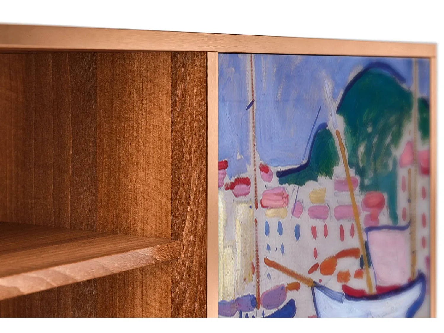 Clearance Mueble de TV - 170х69х48 cm - T2 - The Port of Collioure , Nogueira Castanho