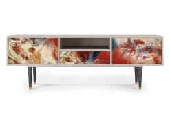 Móvel De Tv| Mueble de TV - 170х59х41 cm - T6 - The City Rises, Areia Bege