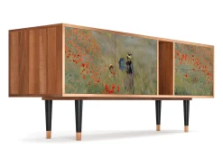 Online Mueble de TV - 170х69х48 cm - T1 - The Poppy Field , Nogueira Castanho