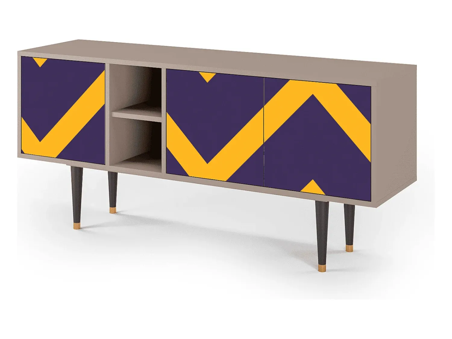Móvel De Tv* Mueble de TV - 150х69х41 cm - T5 - The Brightest Way, Latte Bege