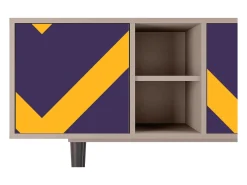 Móvel De Tv* Mueble de TV - 150х69х41 cm - T5 - The Brightest Way, Latte Bege
