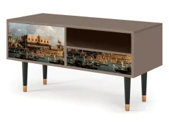 Móvel De Tv* Mueble de TV - 115х59х48 cm - T3 - The Bucintoro, Latte Bege