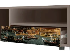 Móvel De Tv* Mueble de TV - 115х59х48 cm - T3 - The Bucintoro, Latte Bege