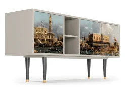 Best Mueble de TV - 150х69х41 cm - T5 - The Bucintoro, Areia Bege