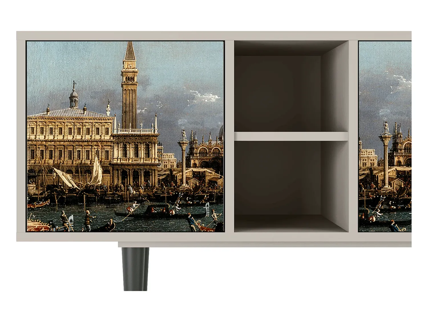 Best Mueble de TV - 150х69х41 cm - T5 - The Bucintoro, Areia Bege