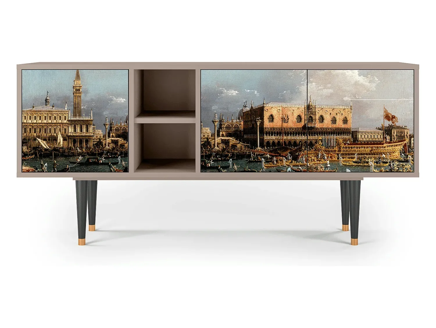 Best Mueble de TV - 150х69х41 cm - T5 - The Bucintoro, Areia Bege