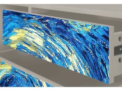 Mueble de TV - 170х59х48 cm - T4 - The Starry Night , Areia^ Móvel De Tv