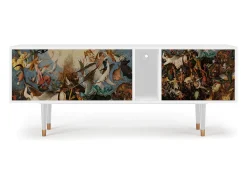 Móvel De Tv* Mueble de TV - 170х69х48 cm - T1 - The Fall, Branco Bege