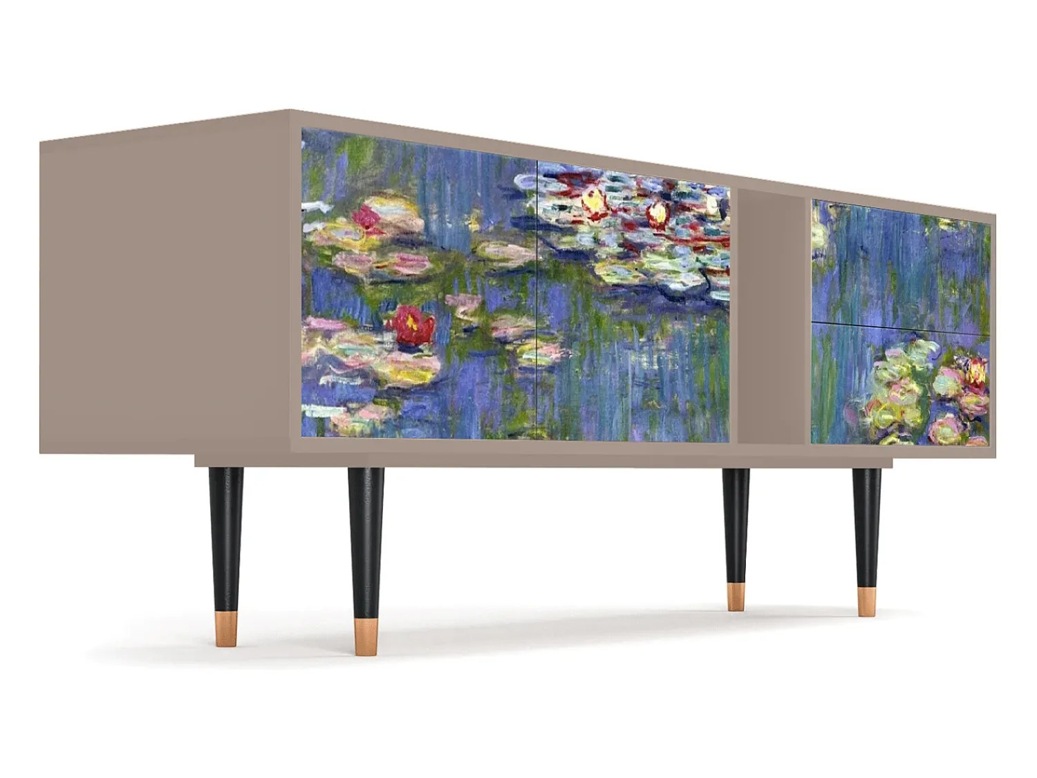 Mueble de TV - 170х69х48 cm - T1 - The water lily pond , Latte^ Móvel De Tv