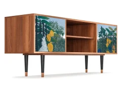 Móvel De Tv| Mueble de TV - 170х69х48 cm - T2 - The Repast of the Lion, Nogueira Castanho