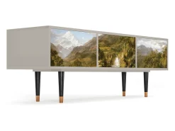 Móvel De Tv| Mueble de TV - 170х59х48 cm - T4 - The Heart of the Andes , Areia Bege