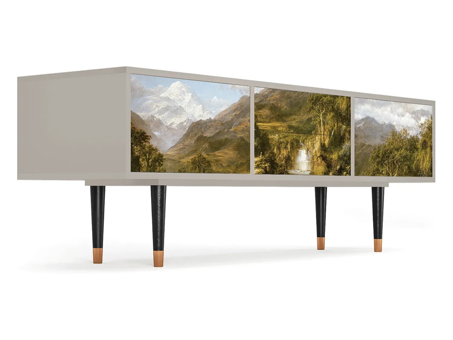 Móvel De Tv| Mueble de TV - 170х59х48 cm - T4 - The Heart of the Andes , Areia Bege