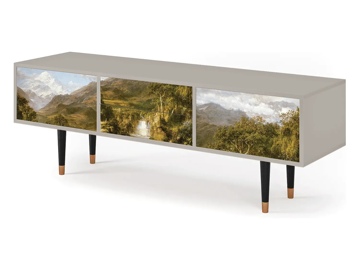 Móvel De Tv| Mueble de TV - 170х59х48 cm - T4 - The Heart of the Andes , Areia Bege