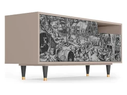 Mueble de TV - 125х56х41 cm - T7 - The Festival of Saint, Latte^ Móvel De Tv
