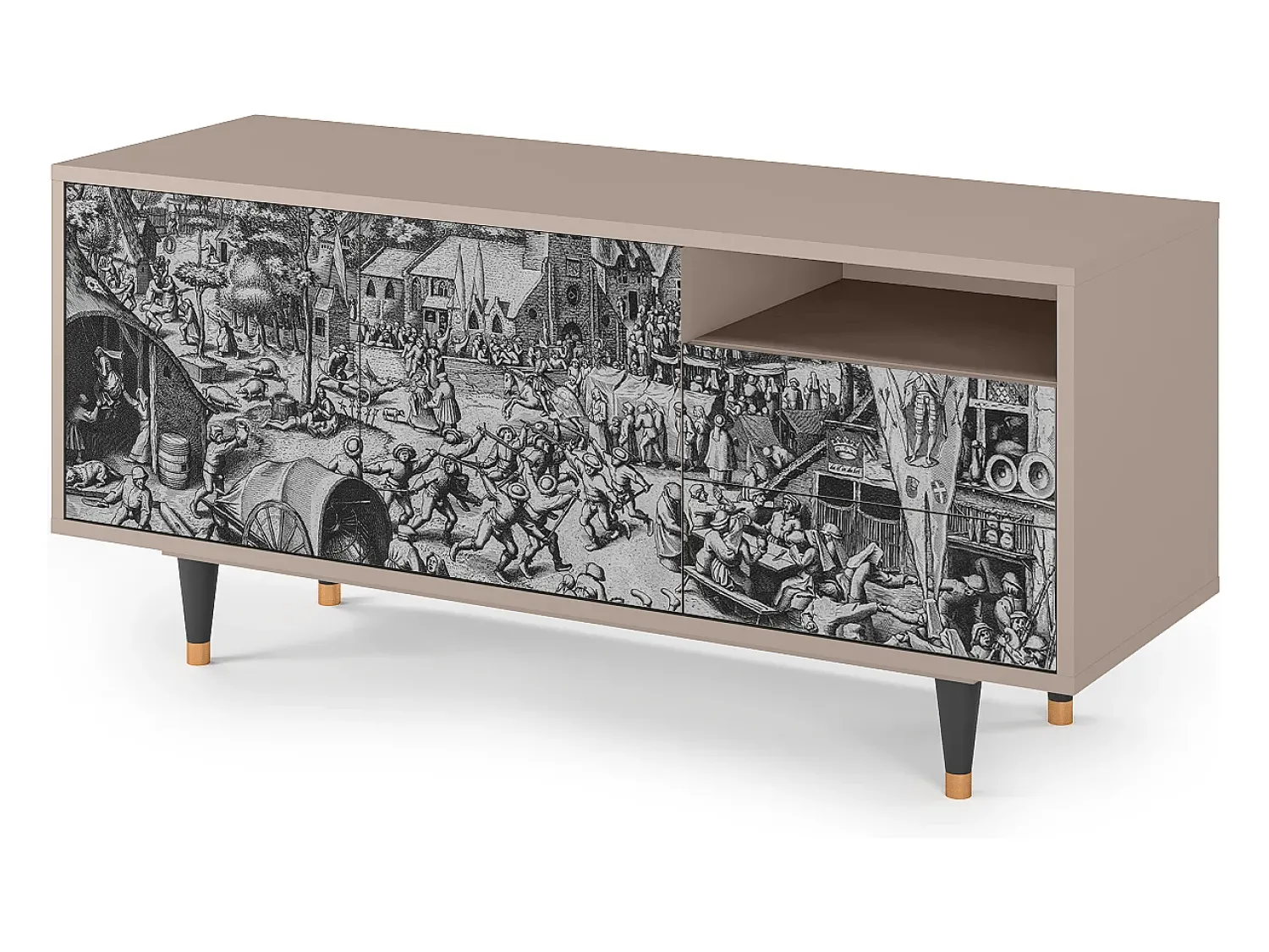 Mueble de TV - 125х56х41 cm - T7 - The Festival of Saint, Latte^ Móvel De Tv