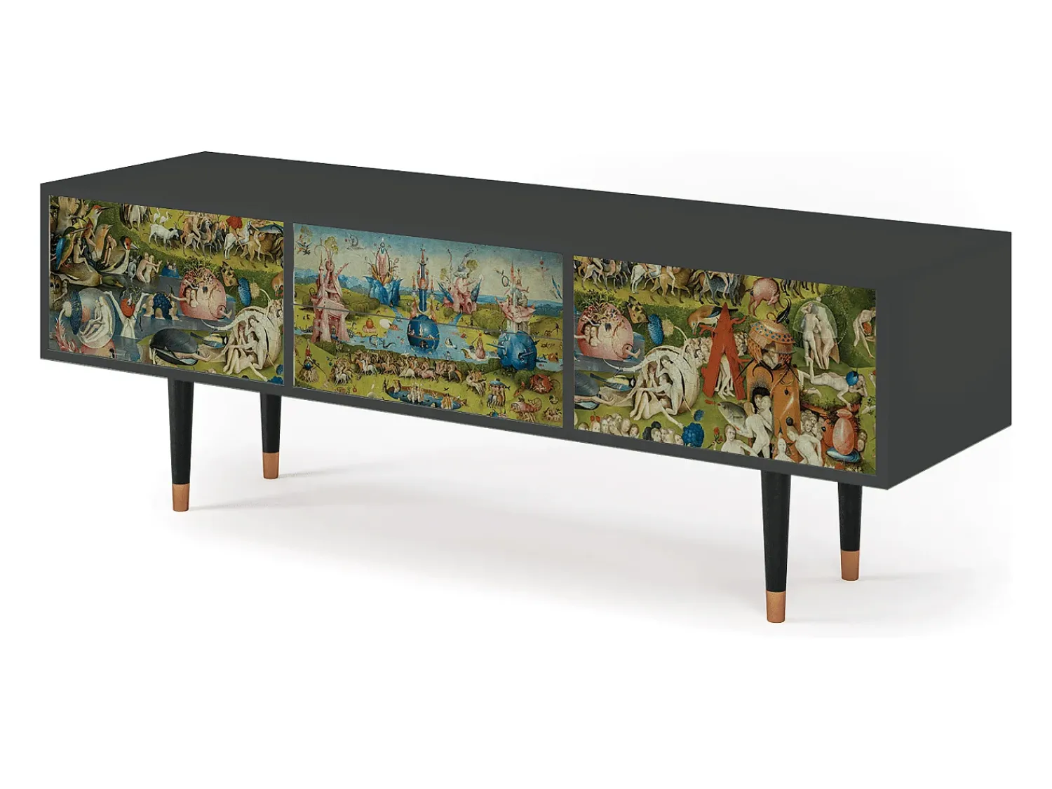 Móvel De Tv| Mueble de TV - 170х59х48 cm - T4 - The Garden 2 by Bosch, Antracite Cinza antracite