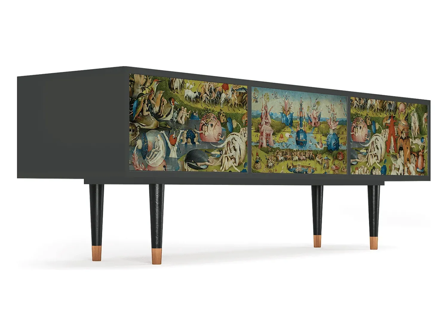 Móvel De Tv| Mueble de TV - 170х59х48 cm - T4 - The Garden 2 by Bosch, Antracite Cinza antracite