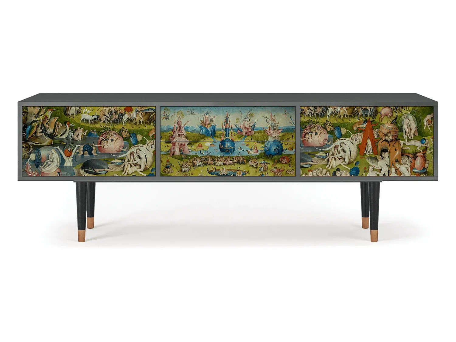 Móvel De Tv| Mueble de TV - 170х59х48 cm - T4 - The Garden 2 by Bosch, Antracite Cinza antracite