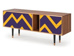 Móvel De Tv| Mueble de TV - 170х69х48 cm - T1 - The Brightest Way, Nogueira Castanho