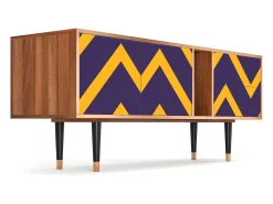 Móvel De Tv| Mueble de TV - 170х69х48 cm - T1 - The Brightest Way, Nogueira Castanho