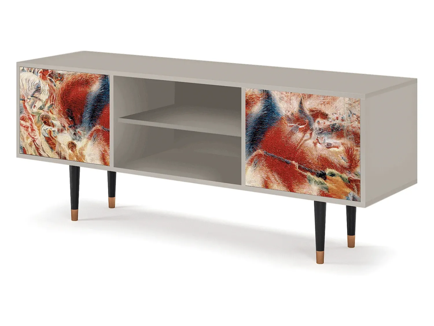 Sale Mueble de TV - 170х69х48 cm - T2 - The City Rises, Areia Bege