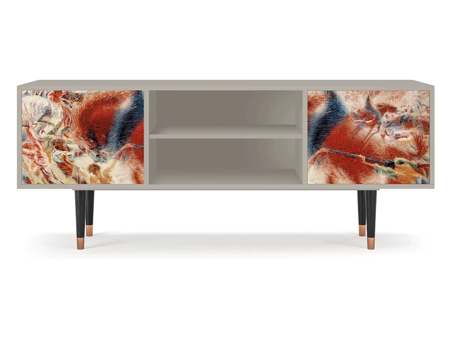 Sale Mueble de TV - 170х69х48 cm - T2 - The City Rises, Areia Bege