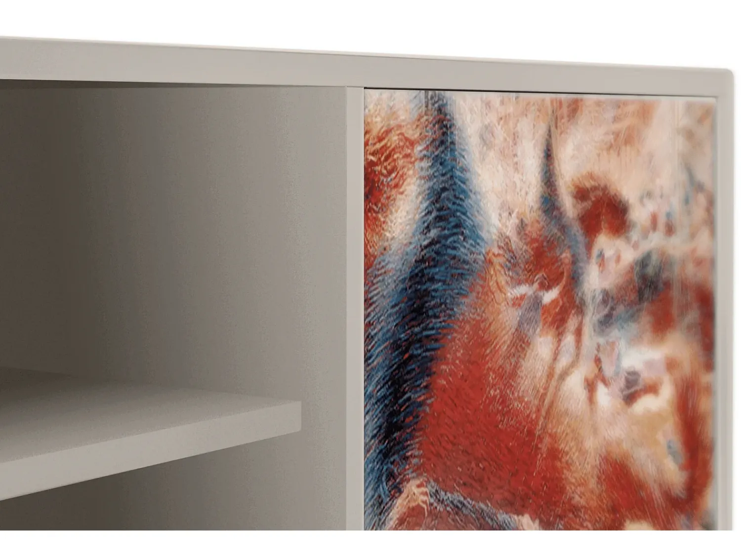 Sale Mueble de TV - 170х69х48 cm - T2 - The City Rises, Areia Bege