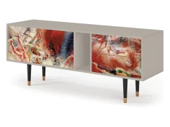Mueble de TV - 170х69х48 cm - T1 - The City Rises, Areia^ Móvel De Tv