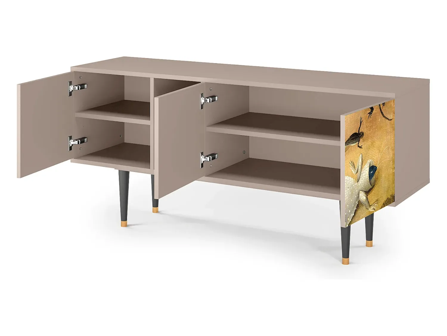 Móvel De Tv| Mueble de TV - 150х69х41 cm - T5 - The Garden by Bosch, Latte Bege