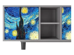 Online Mueble de TV - 150х69х41 cm - T5 - The Starry Night , Cinza Cinzento