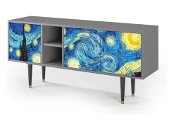 Online Mueble de TV - 150х69х41 cm - T5 - The Starry Night , Cinza Cinzento