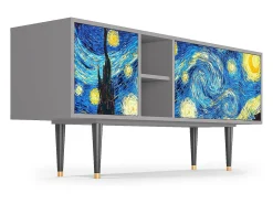 Online Mueble de TV - 150х69х41 cm - T5 - The Starry Night , Cinza Cinzento