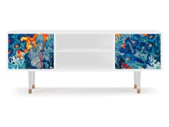 New Mueble de TV - 170х69х48 cm - T2 - The Girl - James Jean, Branco Bege