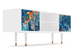New Mueble de TV - 170х69х48 cm - T2 - The Girl - James Jean, Branco Bege