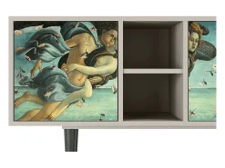 Outlet Mueble de TV - 150х69х41 cm - T5 - The Birth of Venus, Areia Bege