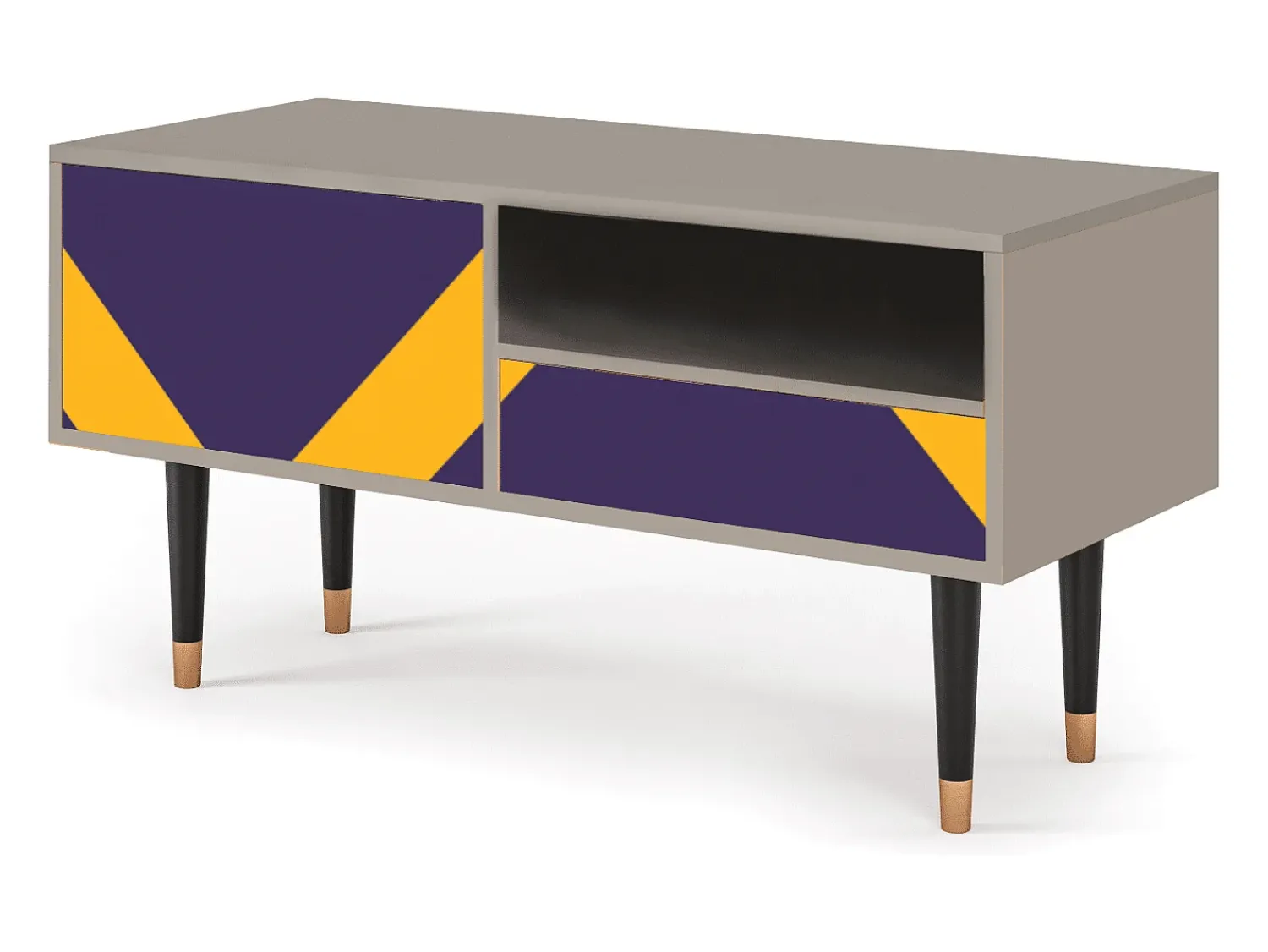 Sale Mueble de TV - 115х59х48 cm - T3 - The Brightest Way, Areia Bege