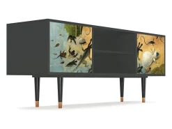 New Mueble de TV - 170х69х48 cm - T2 - The Garden by Bosch, Antracite Cinza antracite