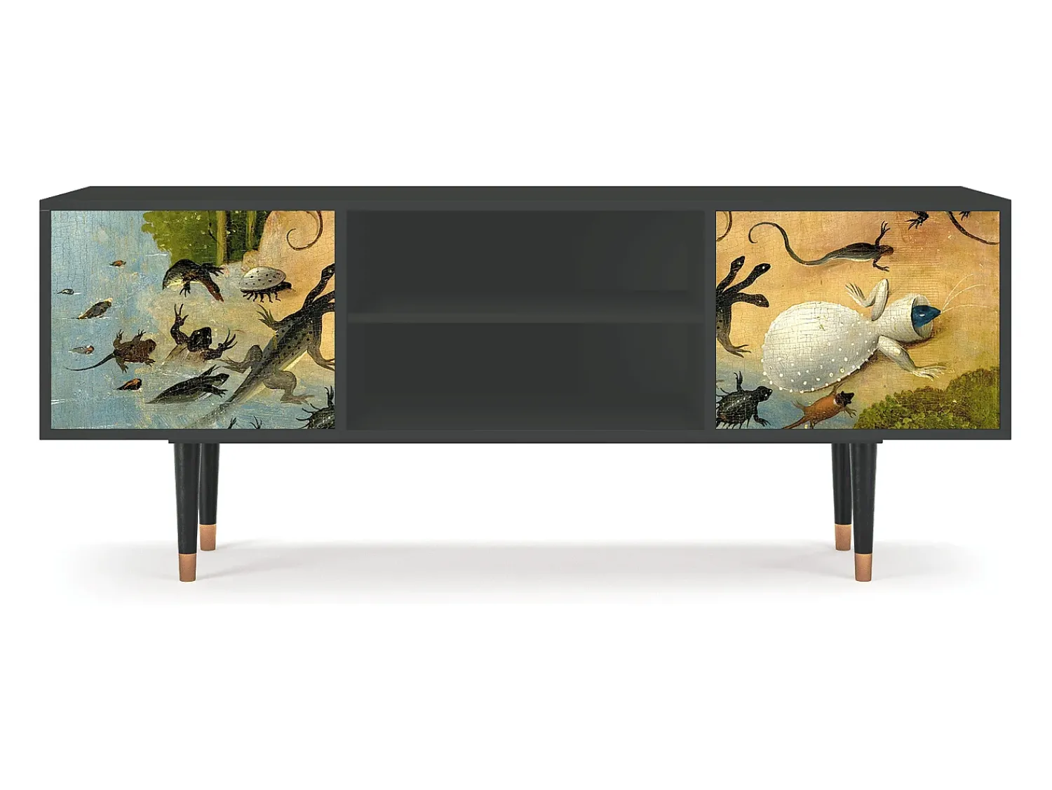 New Mueble de TV - 170х69х48 cm - T2 - The Garden by Bosch, Antracite Cinza antracite