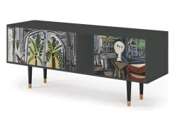 New Mueble de TV - 170х69х48 cm - T1 - The Studio , Antracite Cinza antracite