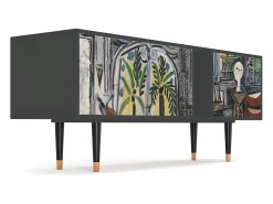 New Mueble de TV - 170х69х48 cm - T1 - The Studio , Antracite Cinza antracite