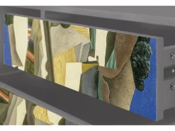 Discount Mueble de TV - 170х59х48 cm - T4 - The Cubist Paintings , Cinza Cinzento