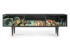 Outlet Mueble de TV - 170х59х41 cm - T6 - The Birth of Venus, Antracite Cinza antracite