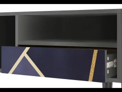 Hot Mueble de TV - 115х59х48 cm - T3 - The Amethyst, Antracite Cinza antracite