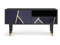 Hot Mueble de TV - 115х59х48 cm - T3 - The Amethyst, Antracite Cinza antracite