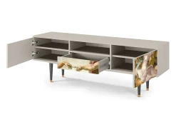 Hot Mueble de TV - 170х59х41 cm - T6 - The Creation of Adam, Areia Bege