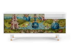 Online Mueble de TV - 125х56х41 cm - T7 - The Garden 2 by Bosch, Branco Bege