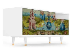 Online Mueble de TV - 125х56х41 cm - T7 - The Garden 2 by Bosch, Branco Bege