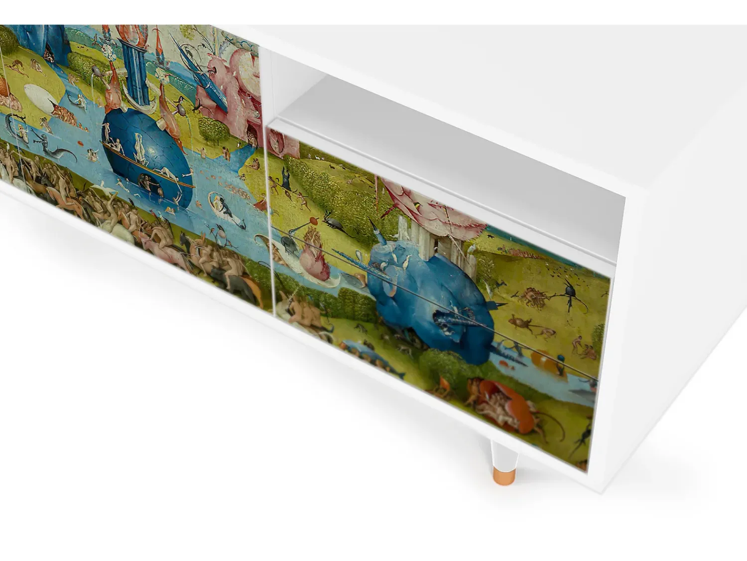 Online Mueble de TV - 125х56х41 cm - T7 - The Garden 2 by Bosch, Branco Bege