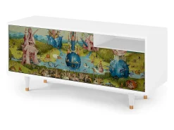 Online Mueble de TV - 125х56х41 cm - T7 - The Garden 2 by Bosch, Branco Bege